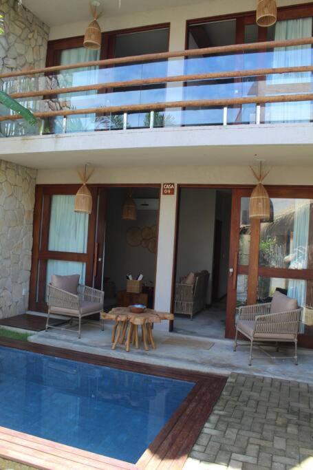 Willa Casa De Luxo Na Praia Do Patacho - Cond. Azulu, Casa 04 Pôrto de Pedras Zewnętrze zdjęcie