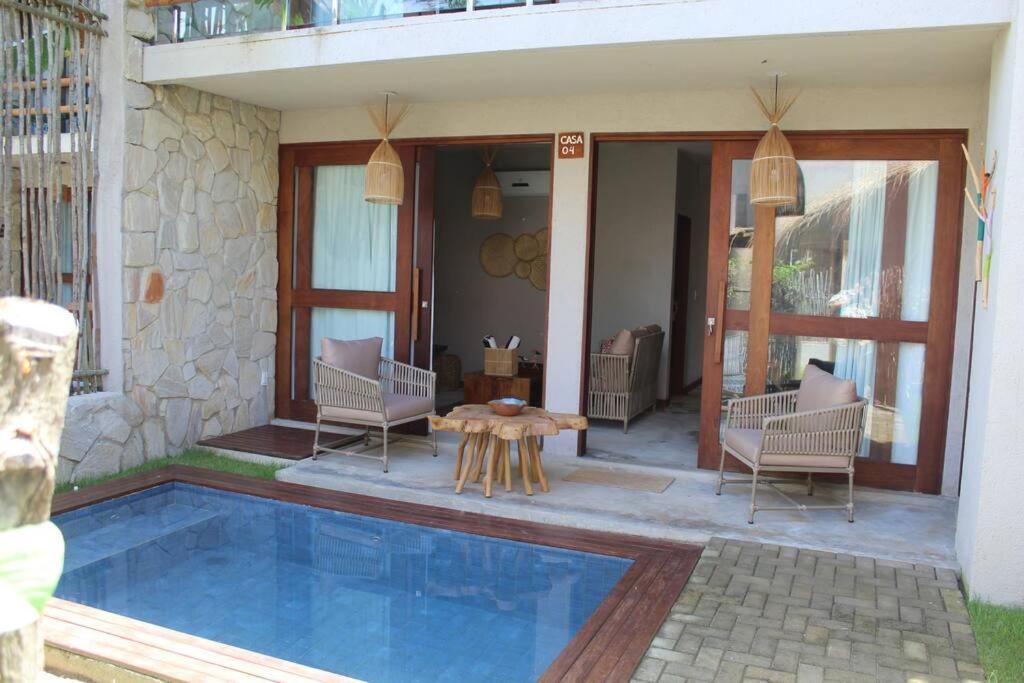 Willa Casa De Luxo Na Praia Do Patacho - Cond. Azulu, Casa 04 Pôrto de Pedras Zewnętrze zdjęcie